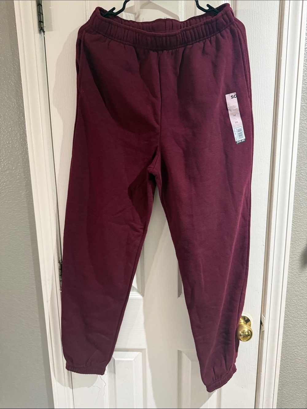 SO Maroon Sweatpants size medium